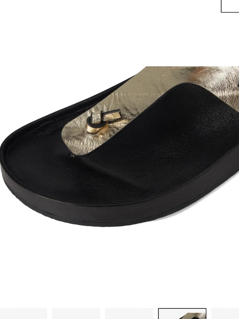 Tory Burch Mellow Thong Sandals In Black
